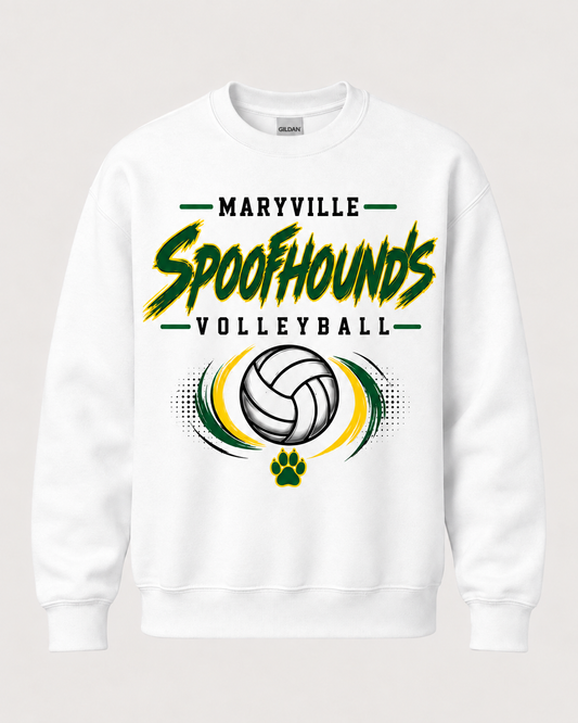 Maryville Spoofhounds Volleyball Spirit Wear - Brushstroke