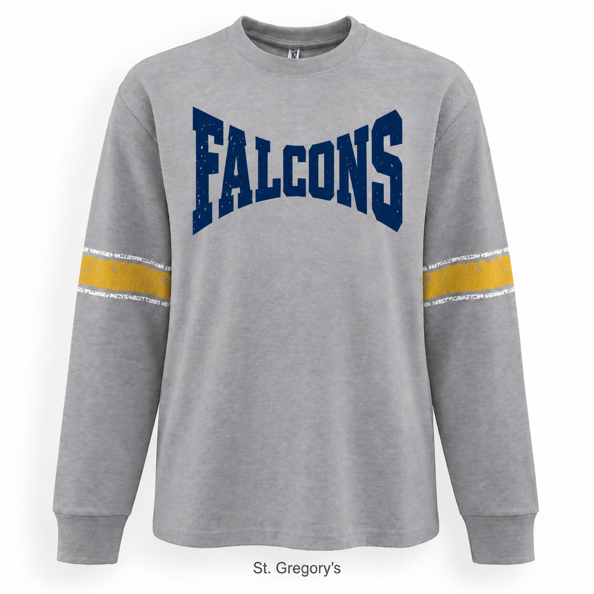 St. Gregory's Falcons Heavyweight Vintage Stripe Jersey
