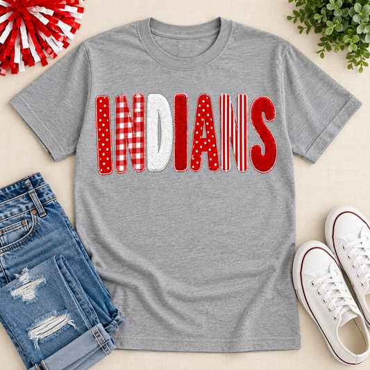 Tarkio Indians Faux Chenille Tee