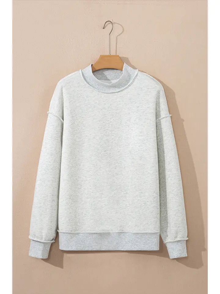 Game Day Mock Neck Reversible Sweatshirt — PREORDER