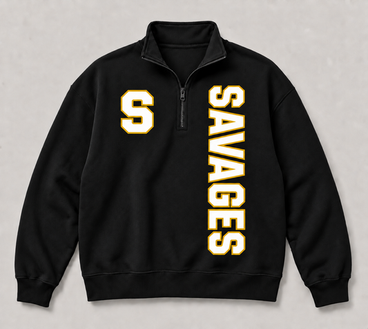 Savannah Savages Quarter Zip Sweatshirt
