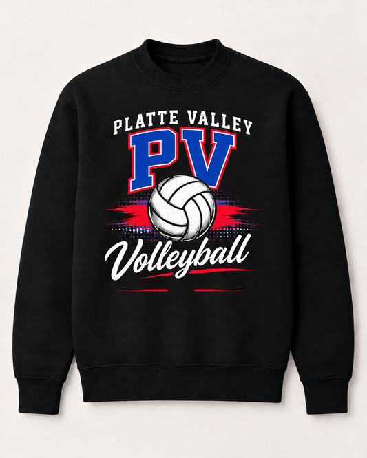 Platte Valley Volleyball Spirit Wear - Varsity Block