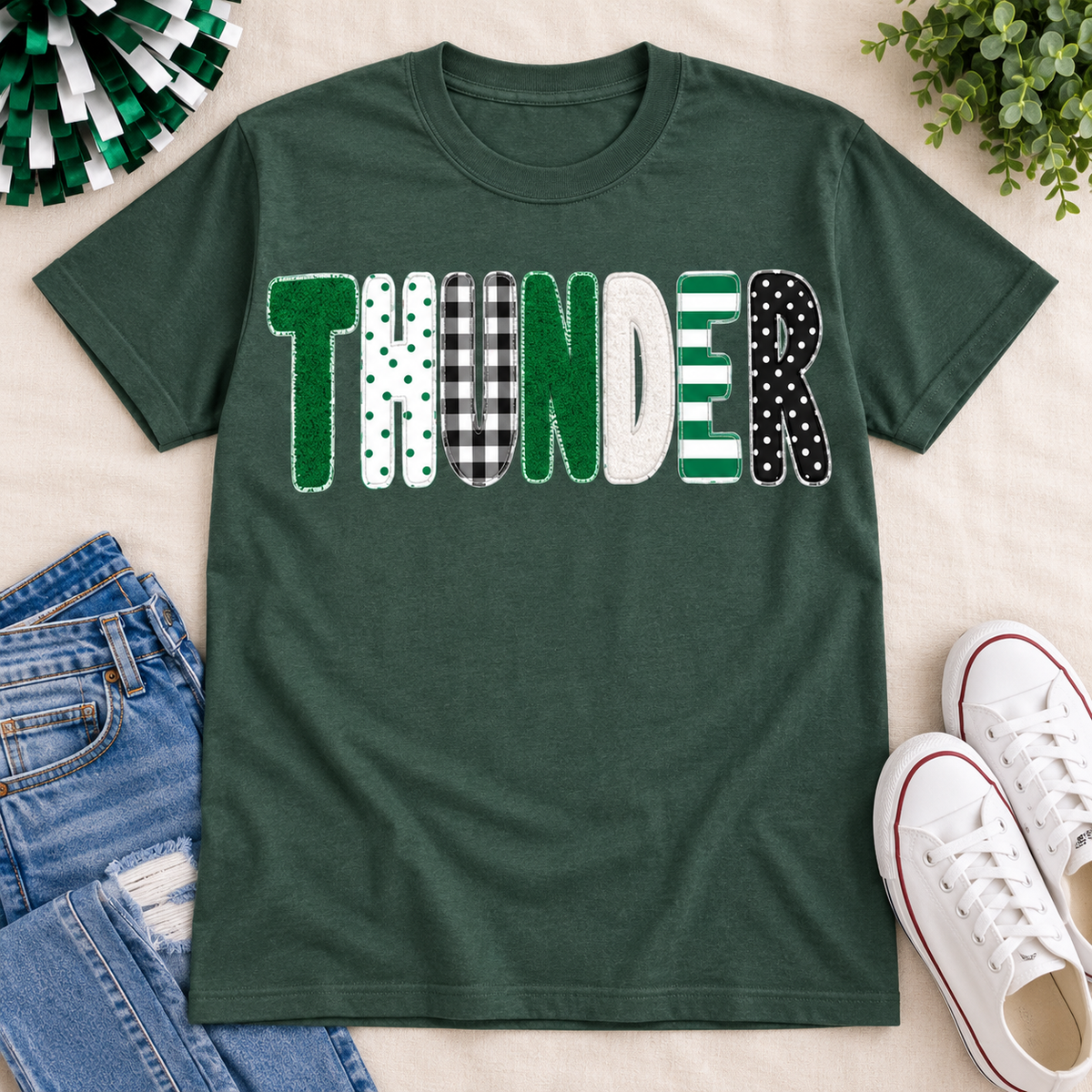 Nodaway Valley Thunder Faux Chenille Tee