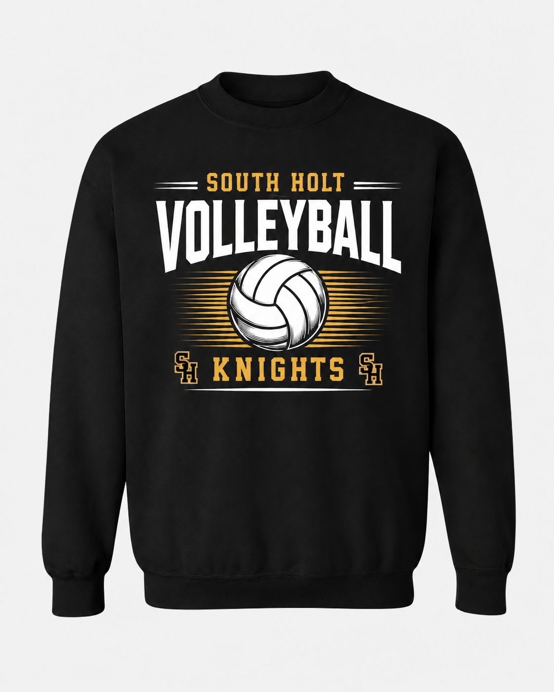 South Holt Knights Volleyball Spirit Wear - Arched Script