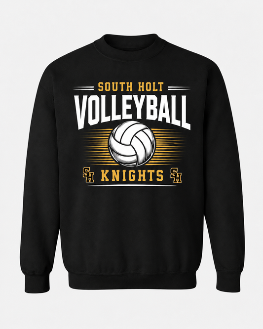 South Holt Knights Volleyball Spirit Wear - Arched Script