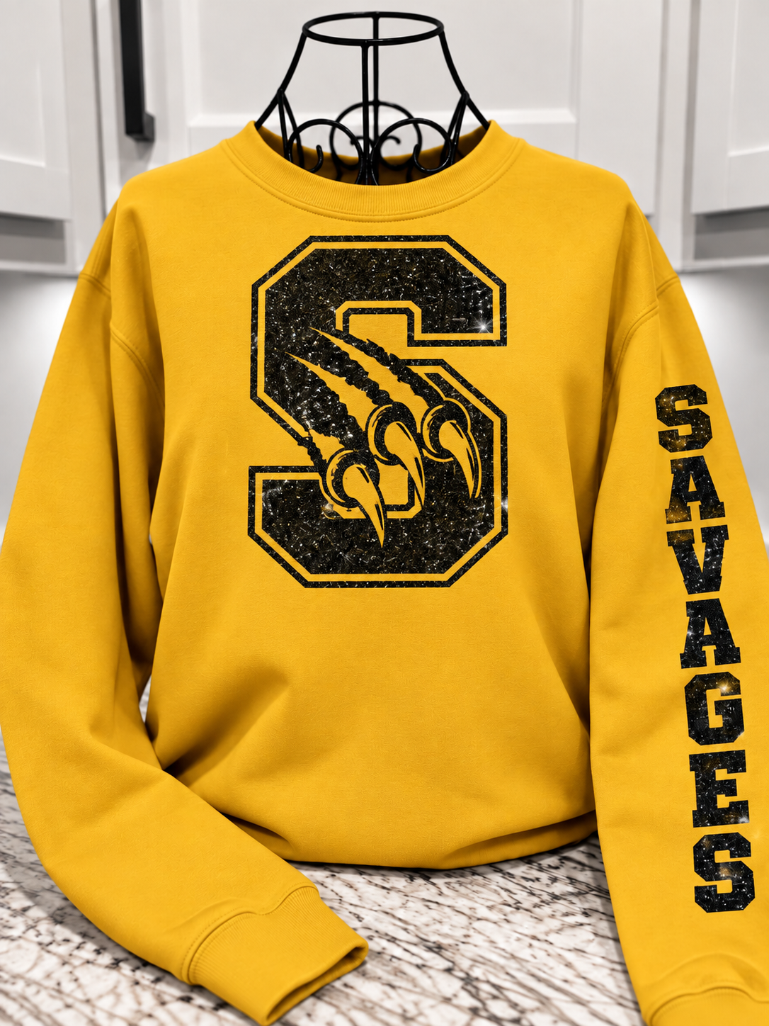Savannah Savages Glitter Mascot Crew