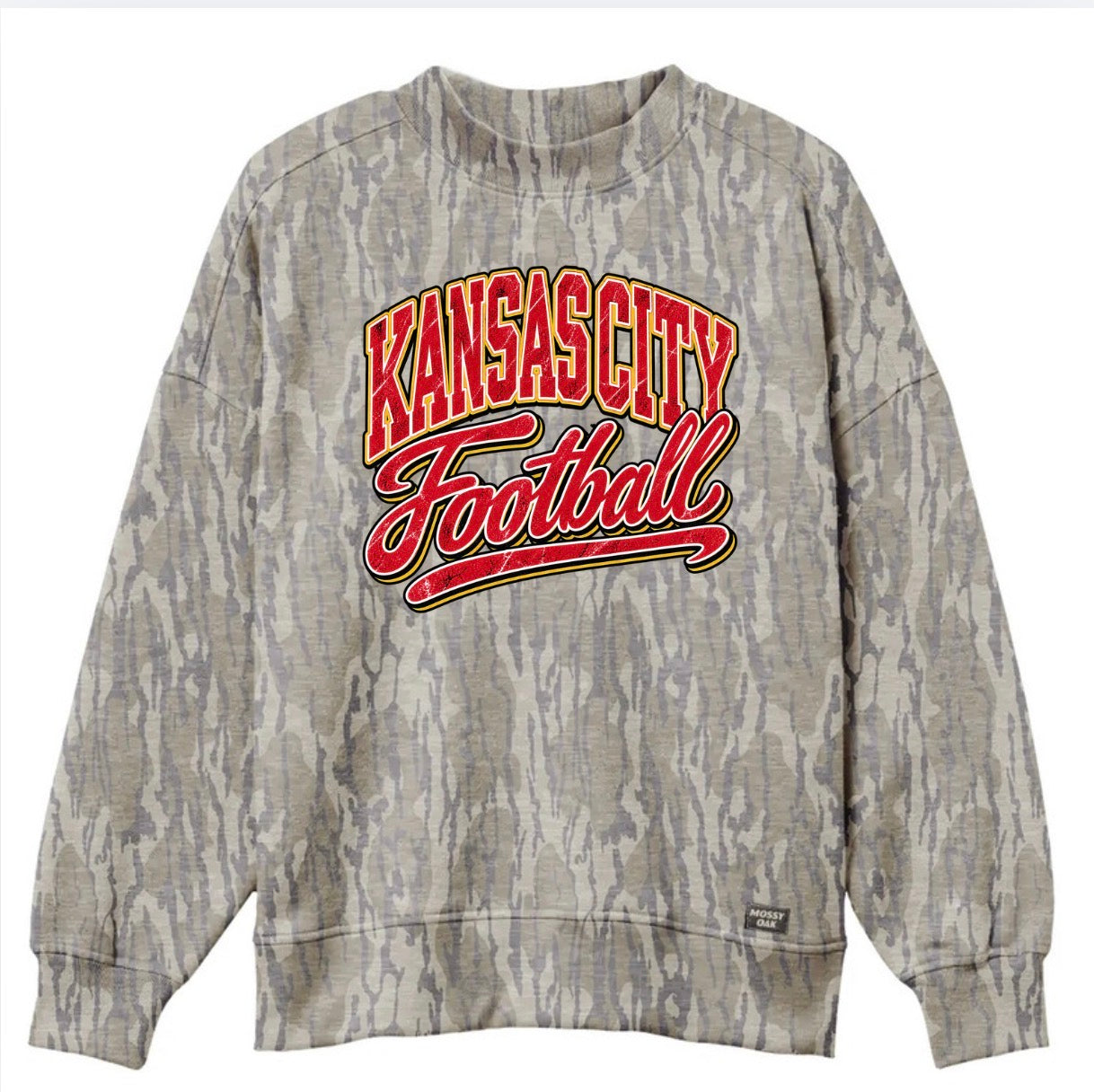 Mossy Oak Bottomland Mockneck Sweatshirt — Pre-Sale