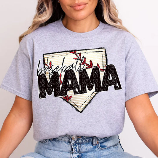 Baseball Mama Home Plate