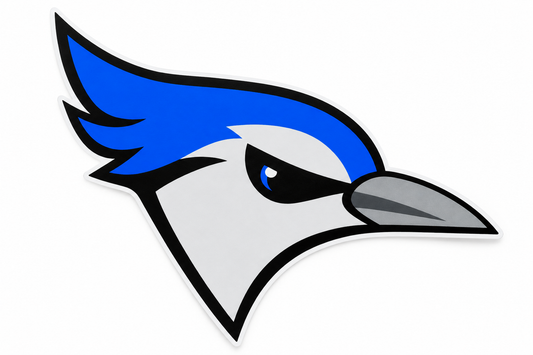 Rock Port Blue Jays Blue Jay-Shaped Magnet - 6 inch
