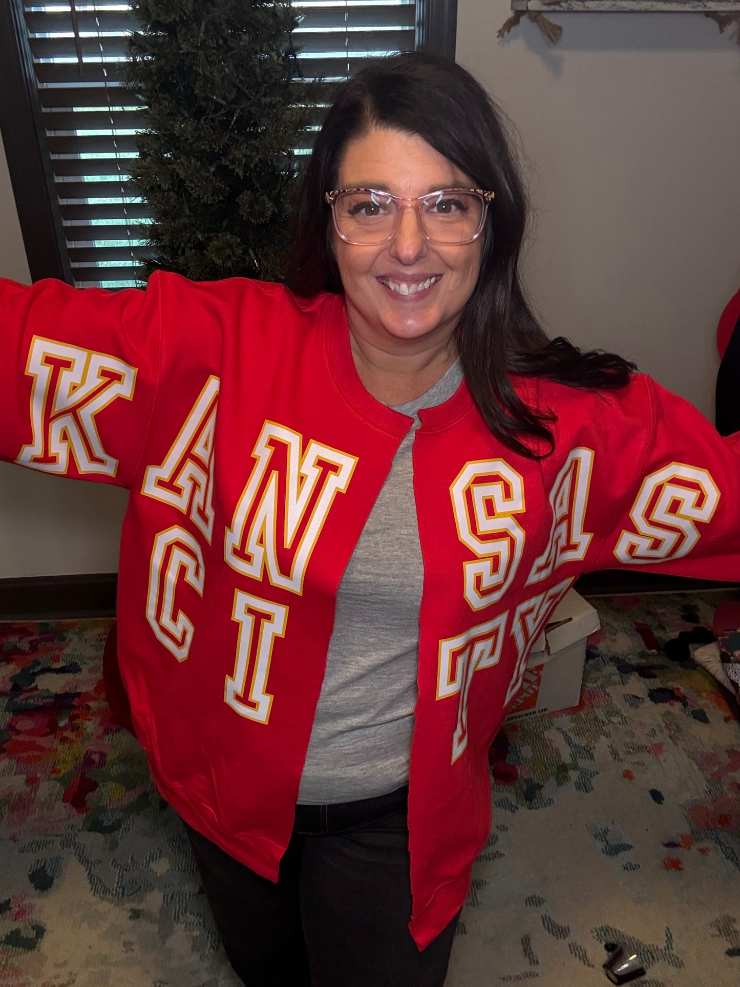 Kansas City Split Crewneck Sweatshirt