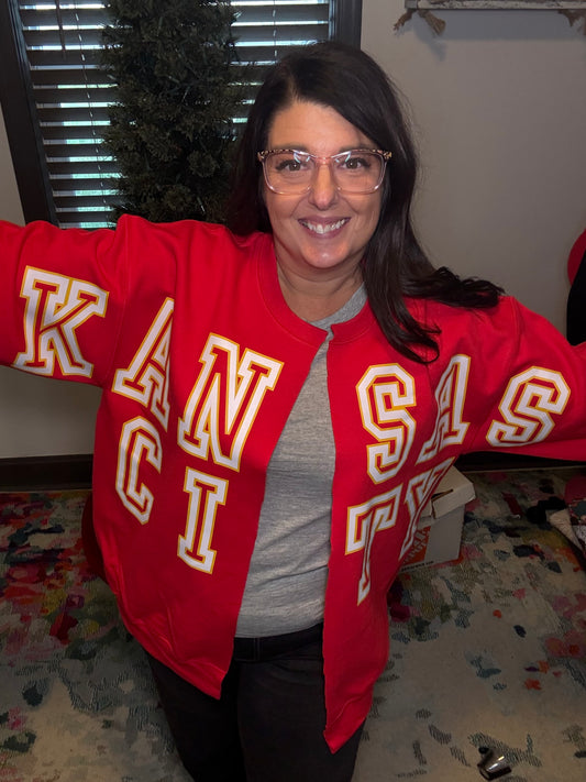 Kansas City Split Crewneck Sweatshirt