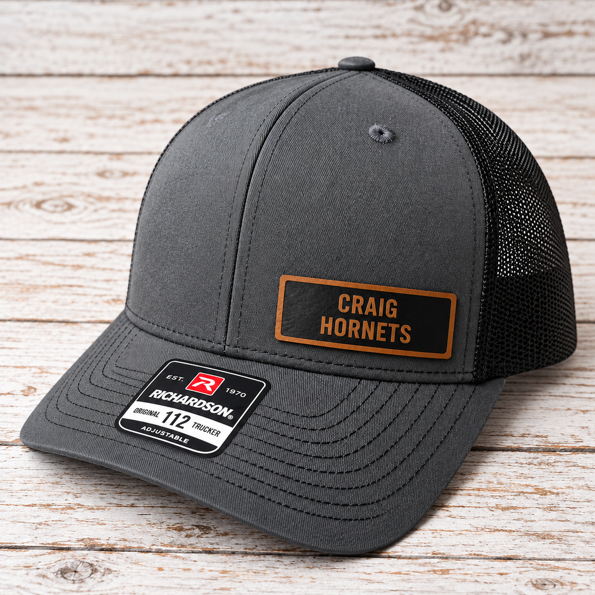 Craig Hornets Leather Patch Hat