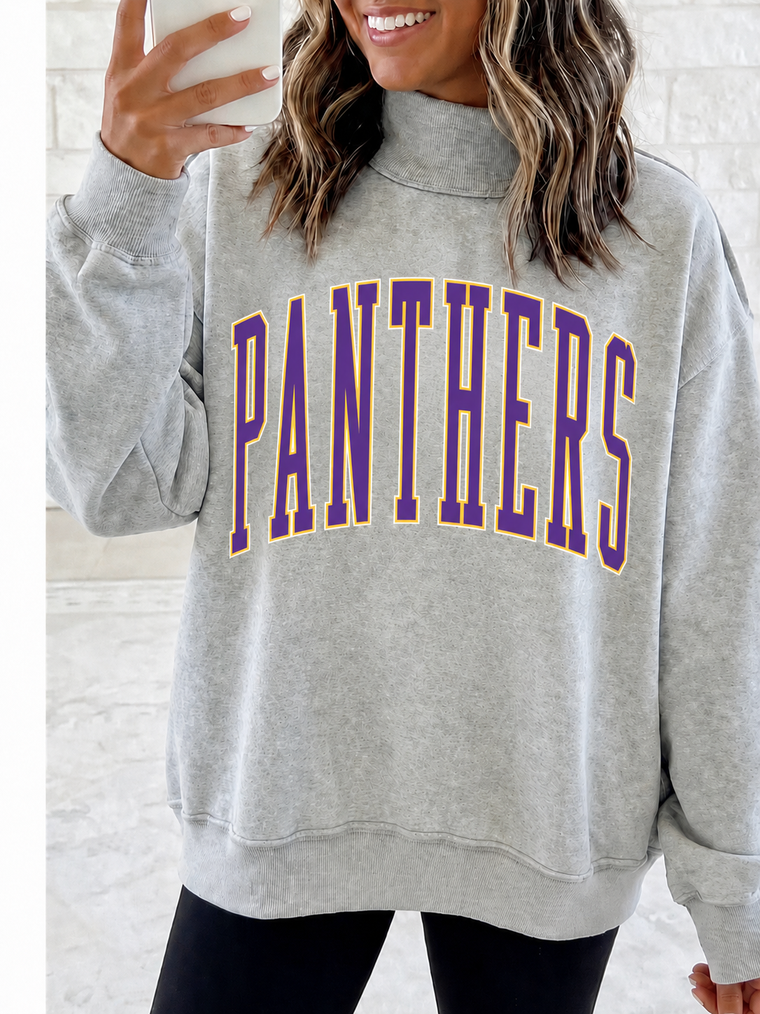 Game Day Mock Neck Reversible Sweatshirt — PREORDER
