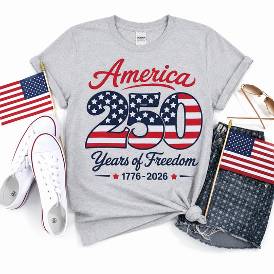 America 250 — Vintage Badge Tee