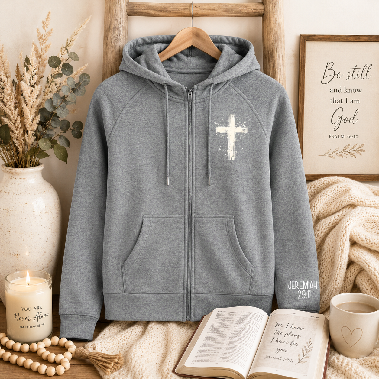 Jeremiah 29:11. — Full-Zip Hoodie