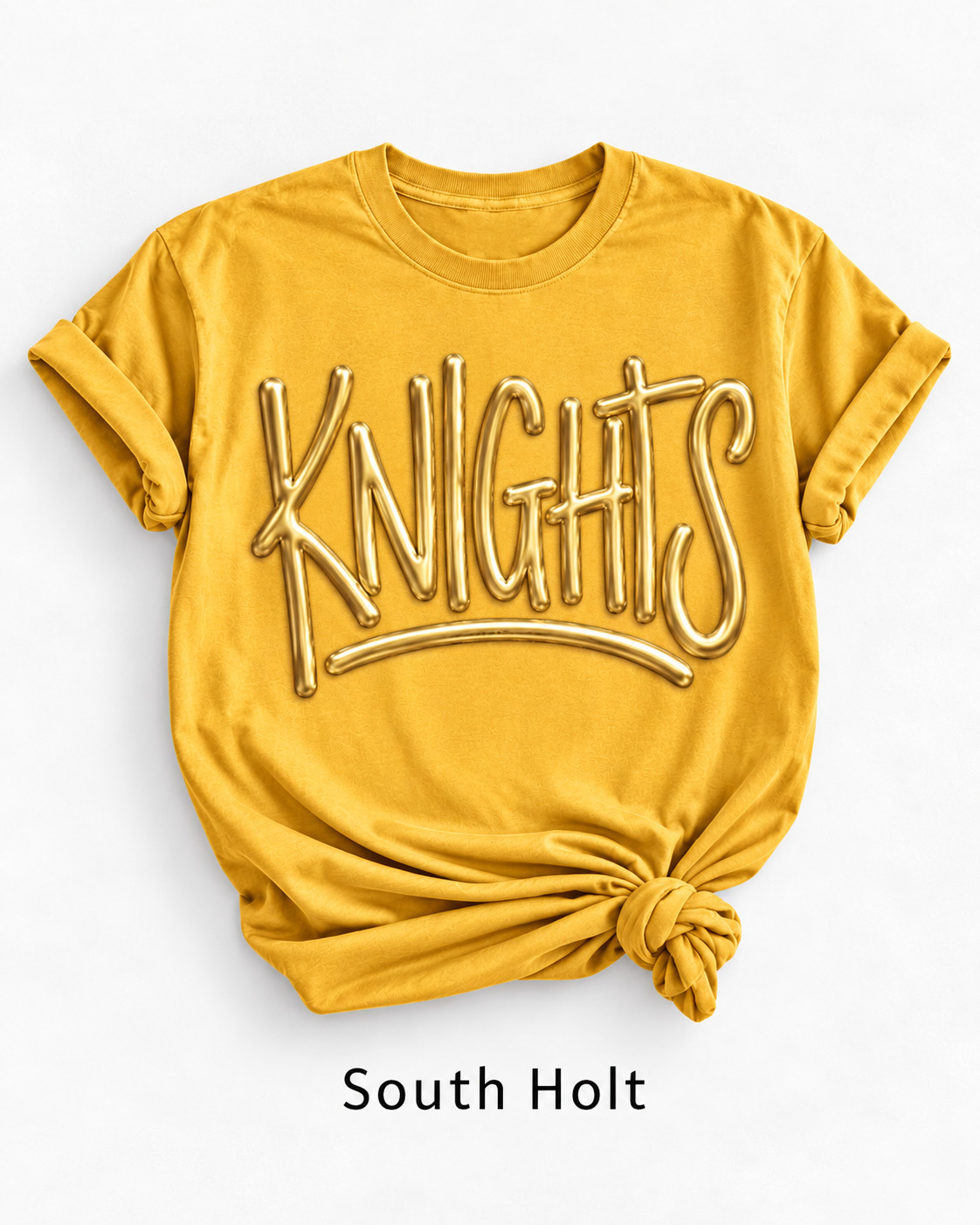 South Holt Metallic Puff Tee, Crew & Hoodie