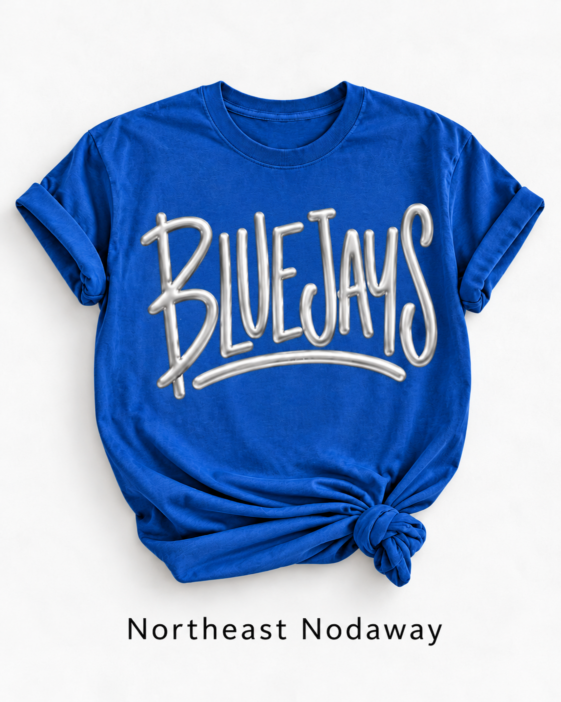 Northeast Nodaway Metallic Puff Tee, Crew & Hoodie