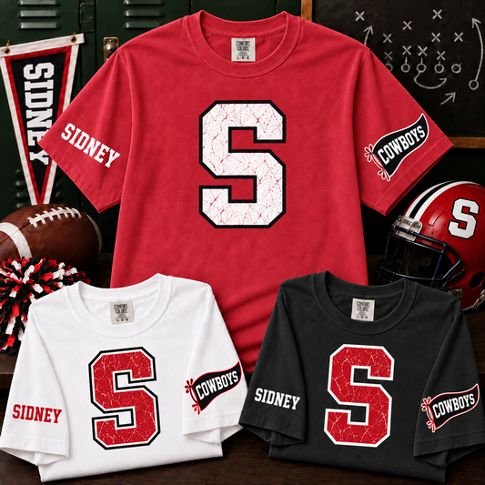 Sidney Cowboys Varsity Team Tee