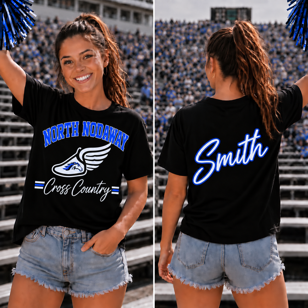 North Nodaway Mustangs Adult Custom Gameday Tee