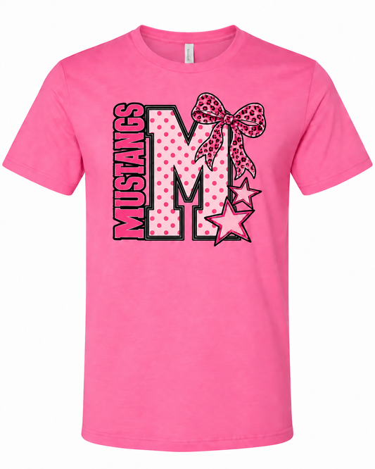 North Nodaway Mustangs Pink Out Tee