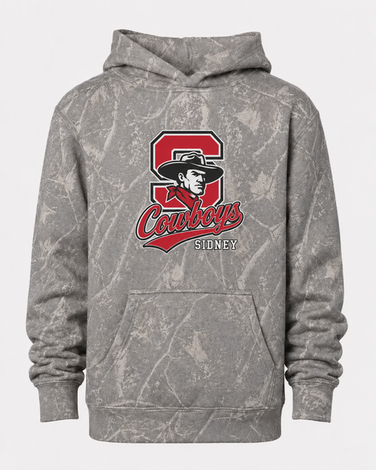 Sidney Cowboys Deadwood Tree Camo Hoodie | Youth & Adult