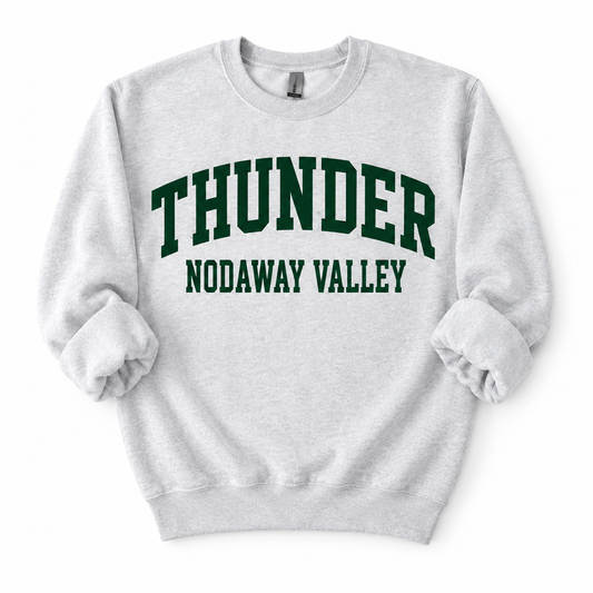 Youth Nodaway Valley Thunder Varsity Mascot Tee, Crew & Hoodie