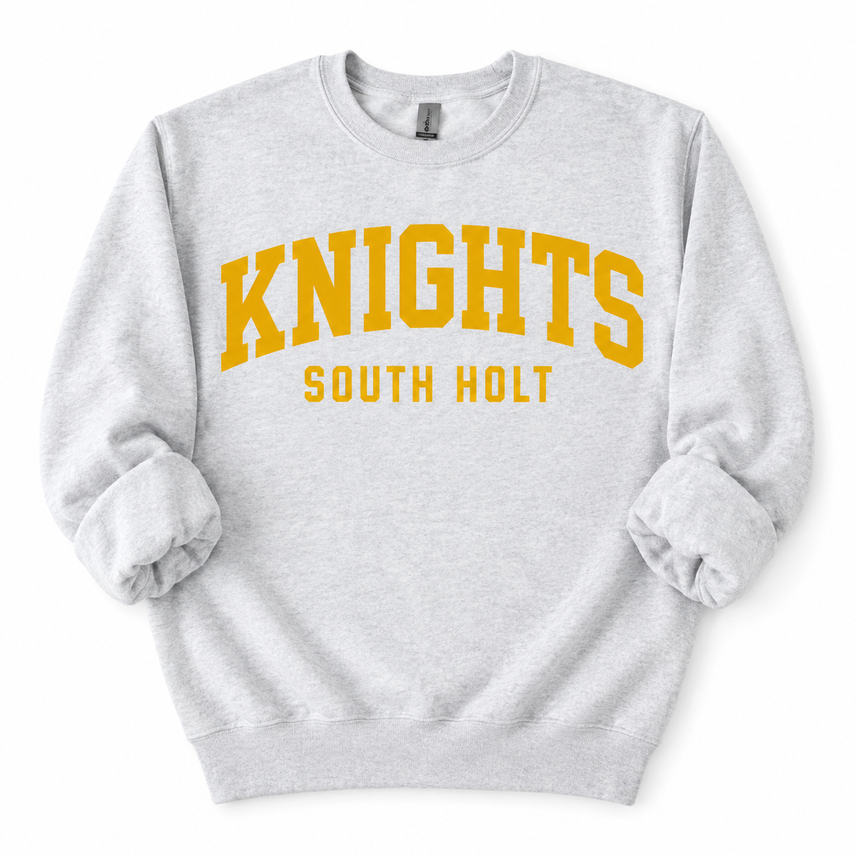 Youth South Holt Knights Varsity Mascot Tee, Crew & Hoodie