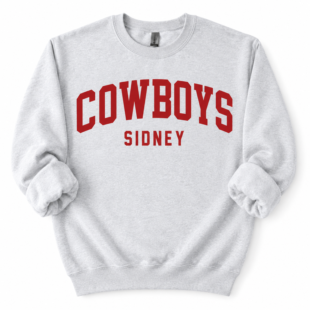 Sidney Cowboys Varsity Mascot Tee, Sweatshirt & Hoodie