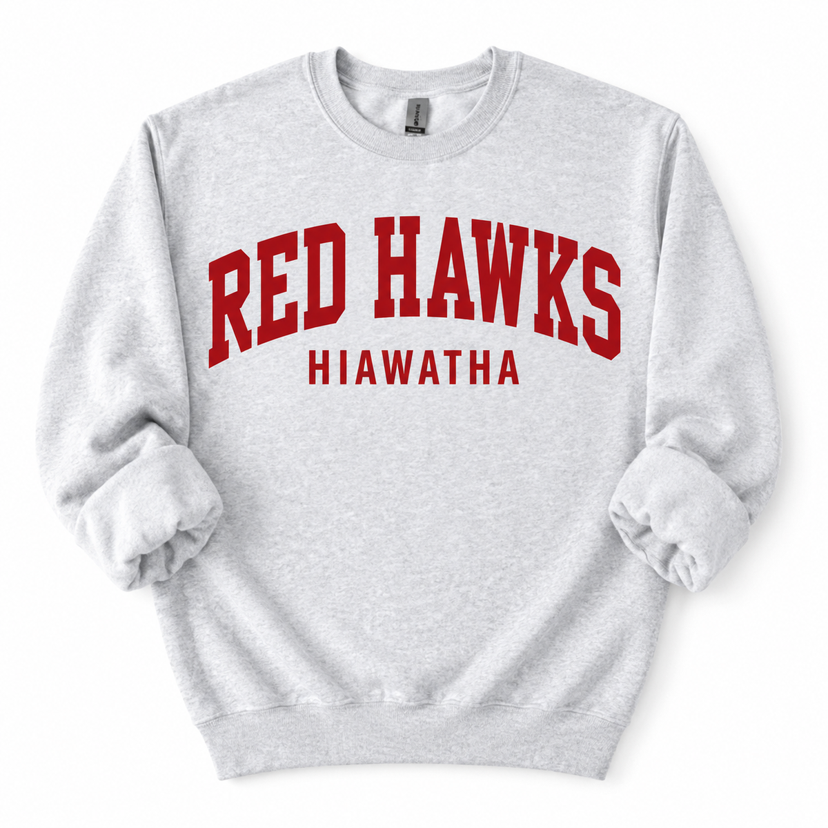 Hiawatha Red Hawks Varsity Mascot Tee, Sweatshirt & Hoodie
