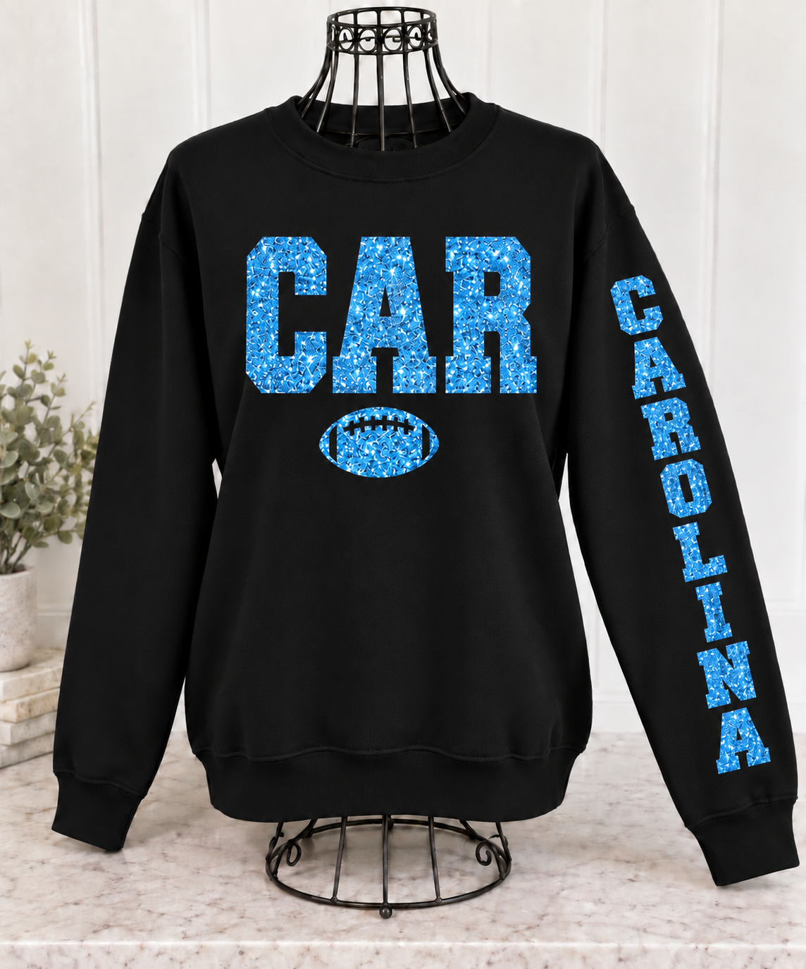 Glitter Game Day Crewneck Sweatshirt - Pick Your City