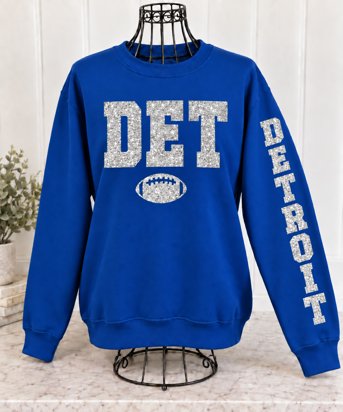 Glitter Game Day Crewneck Sweatshirt - Pick Your City