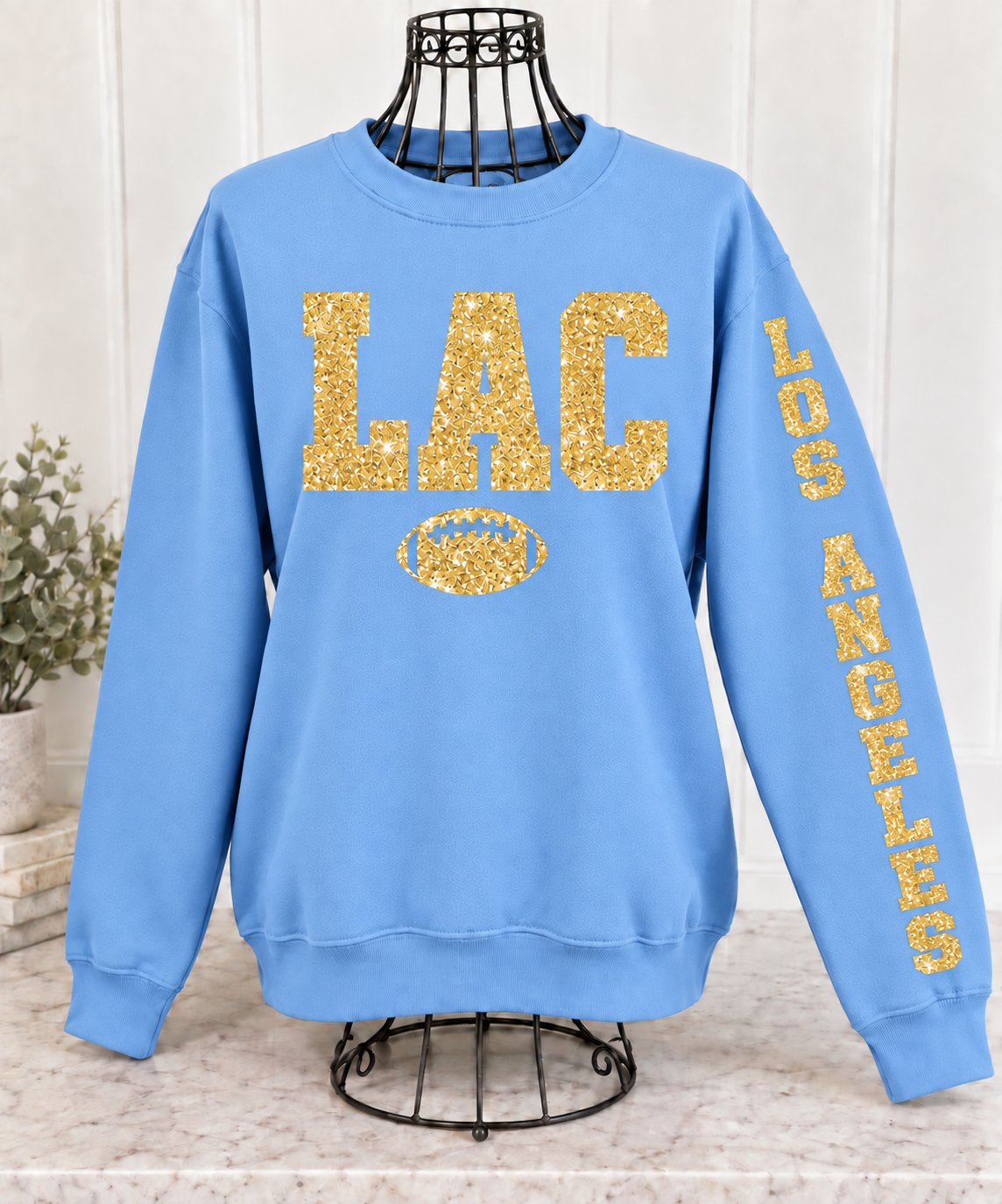 Glitter Game Day Crewneck Sweatshirt - Pick Your City