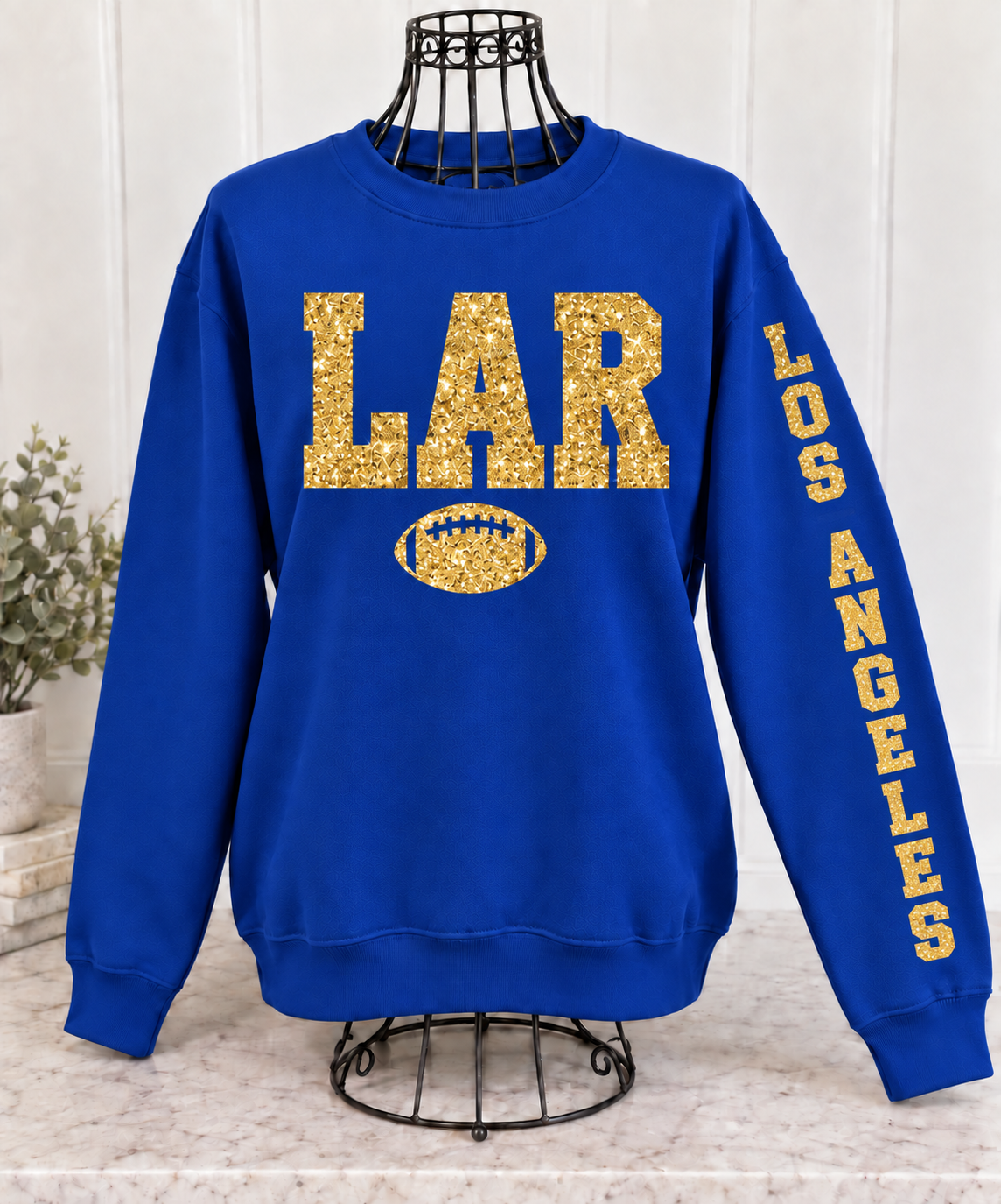 Glitter Game Day Crewneck Sweatshirt - Pick Your City
