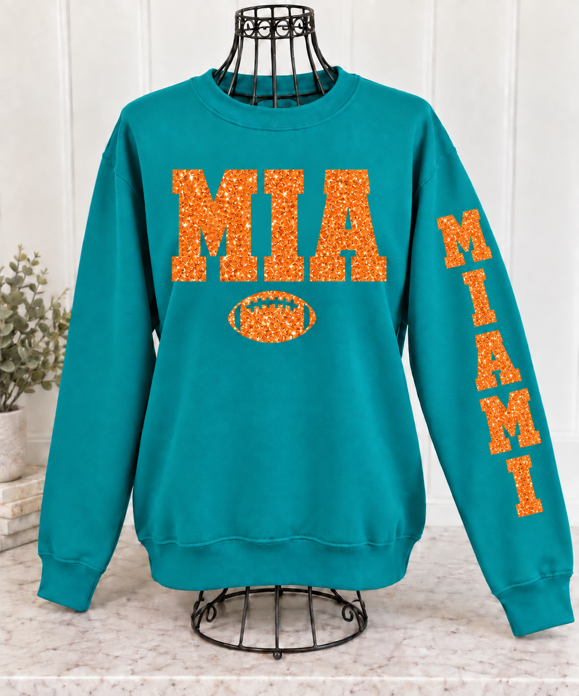 Glitter Game Day Crewneck Sweatshirt - Pick Your City