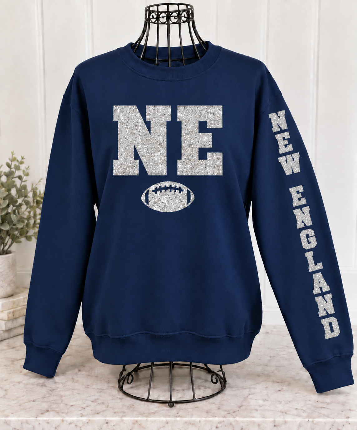 Glitter Game Day Crewneck Sweatshirt - Pick Your City
