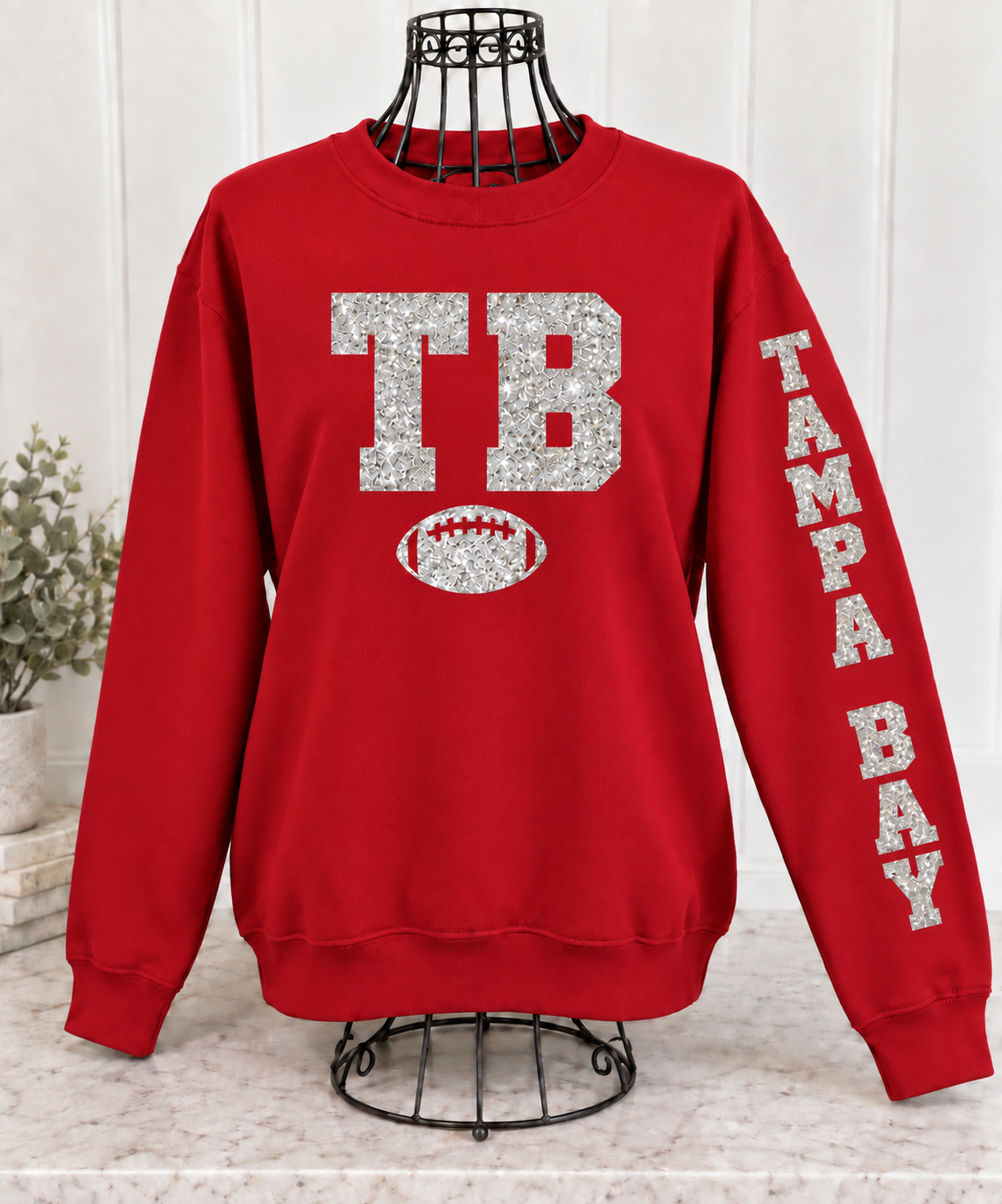 Glitter Game Day Crewneck Sweatshirt - Pick Your City