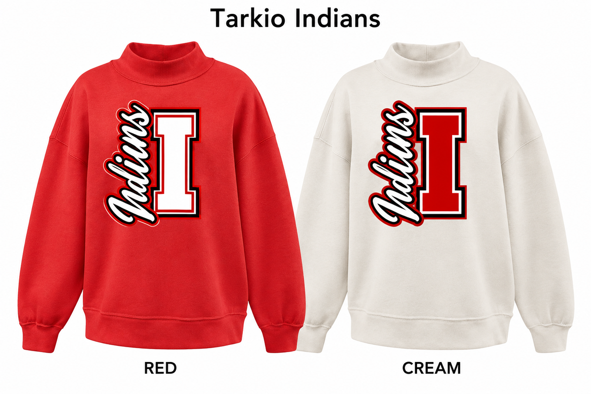 Tarkio Indians Mockneck - Pick Your Design - Pre-Order
