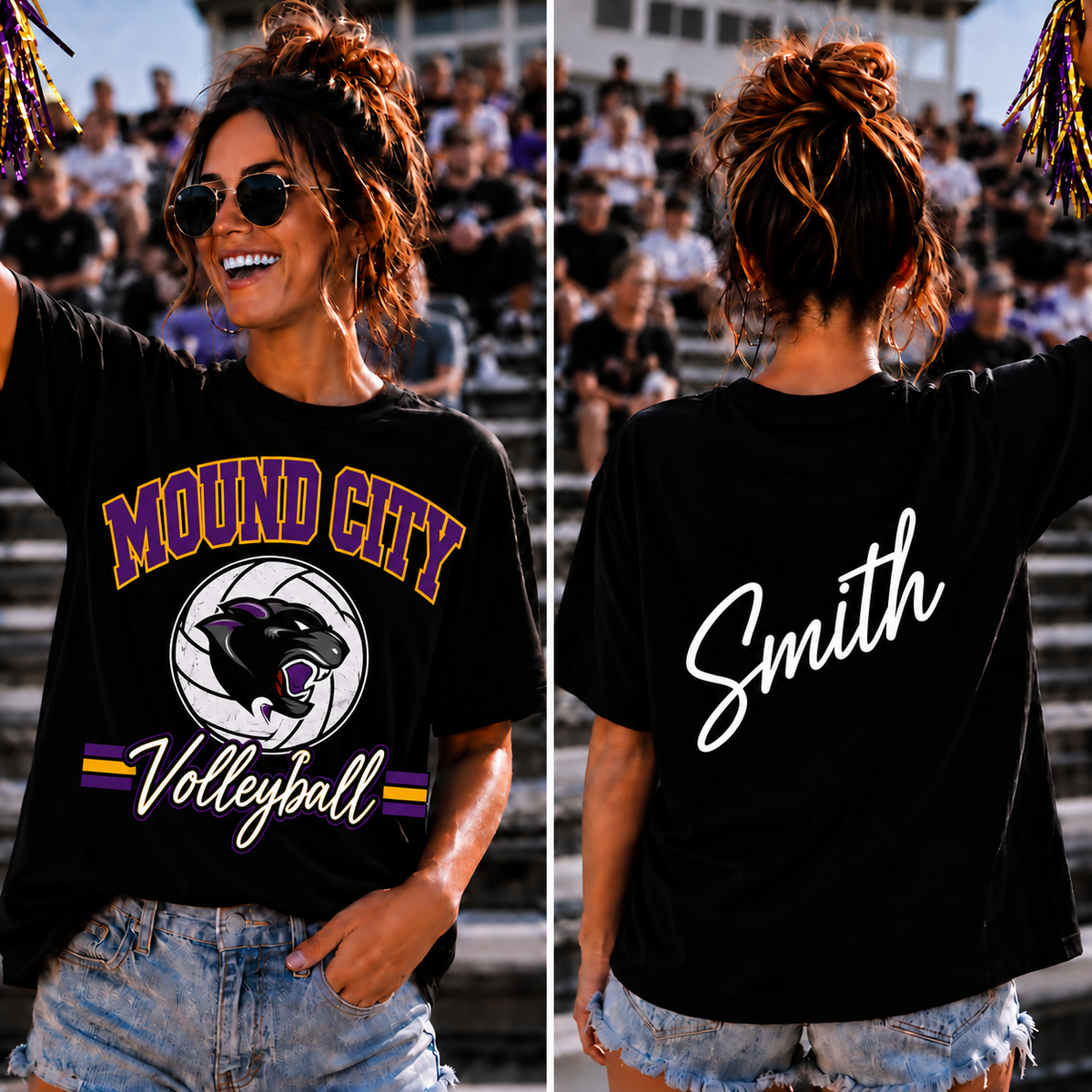 Mound City Panthers Adult Custom Gameday Tee