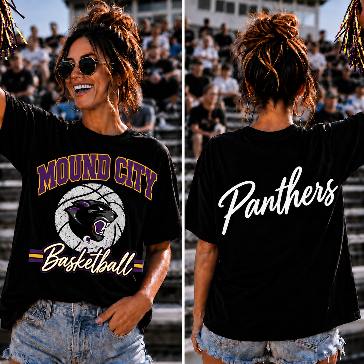 Mound City Panthers Adult Custom Gameday Tee