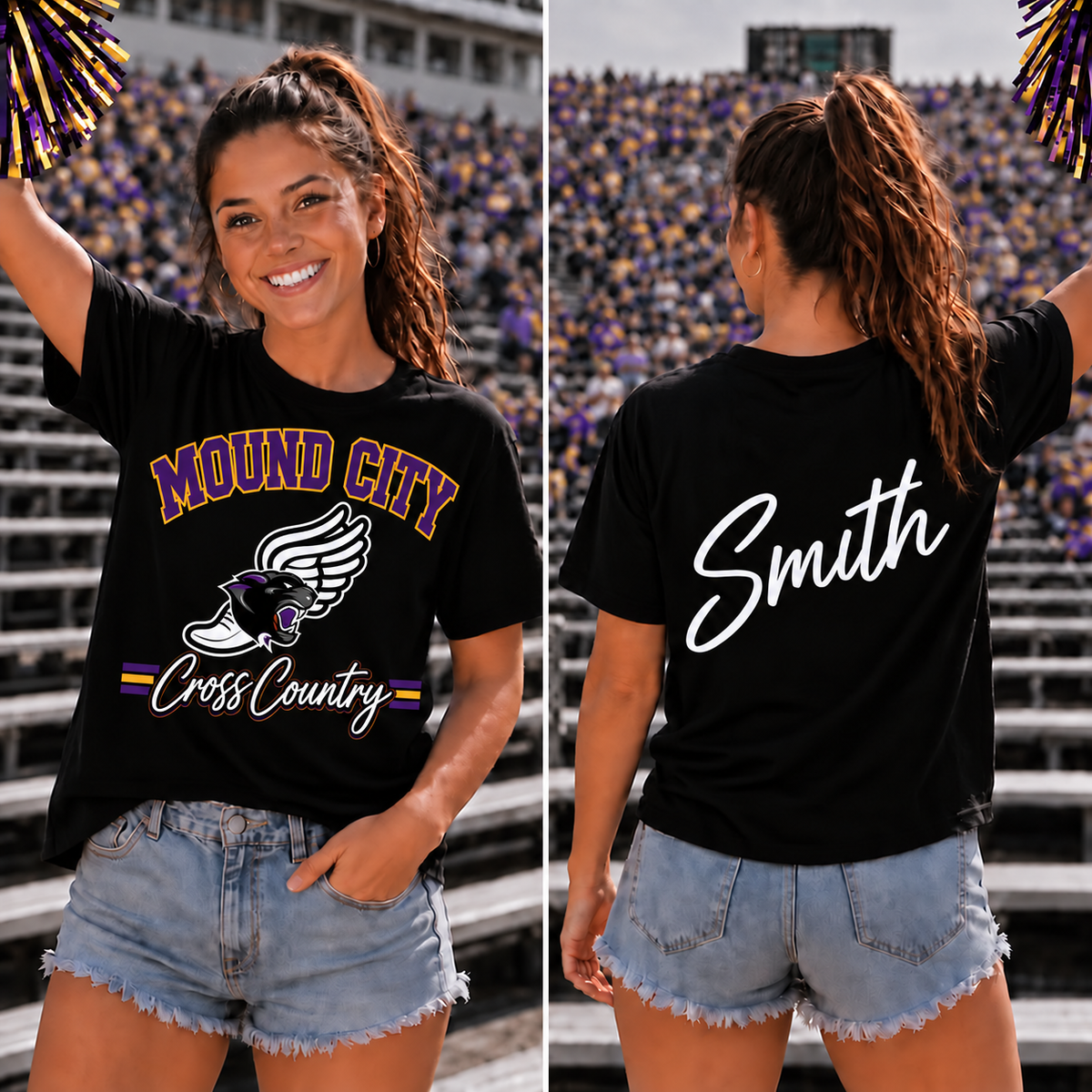 Mound City Panthers Adult Custom Gameday Tee