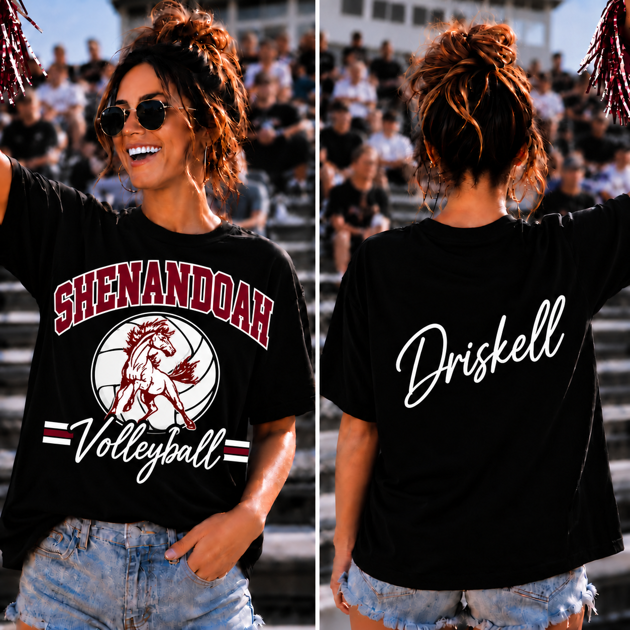 Shenandoah Mustangs Adult Custom Gameday Tee
