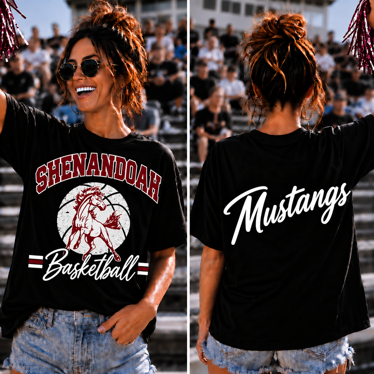 Shenandoah Mustangs Adult Custom Gameday Tee