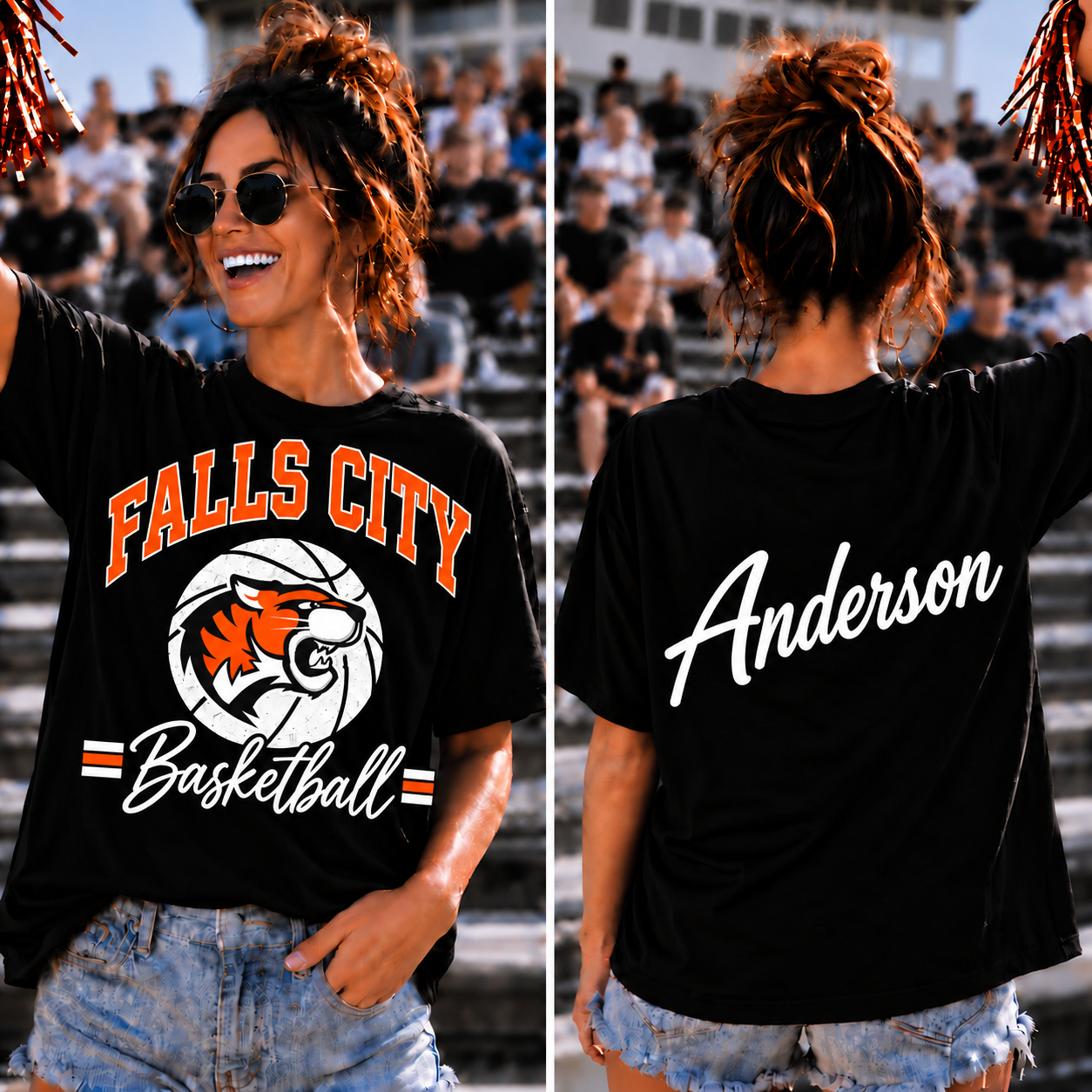 Falls City Tigers Adult Custom Gameday Tee