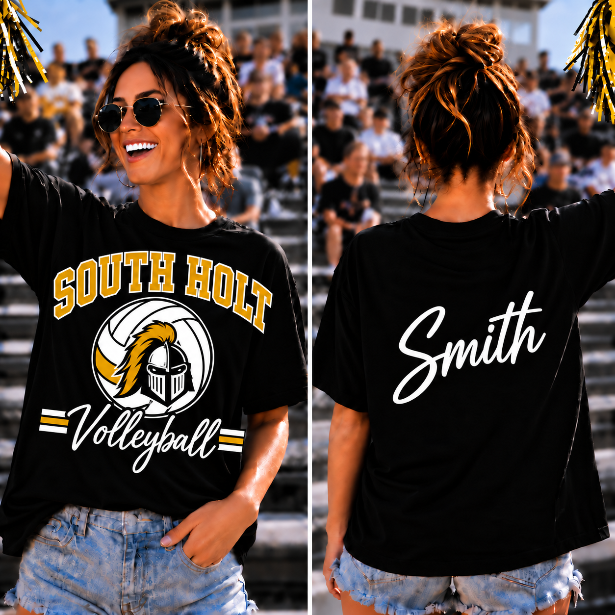 South Holt Knights Adult Custom Gameday Tee
