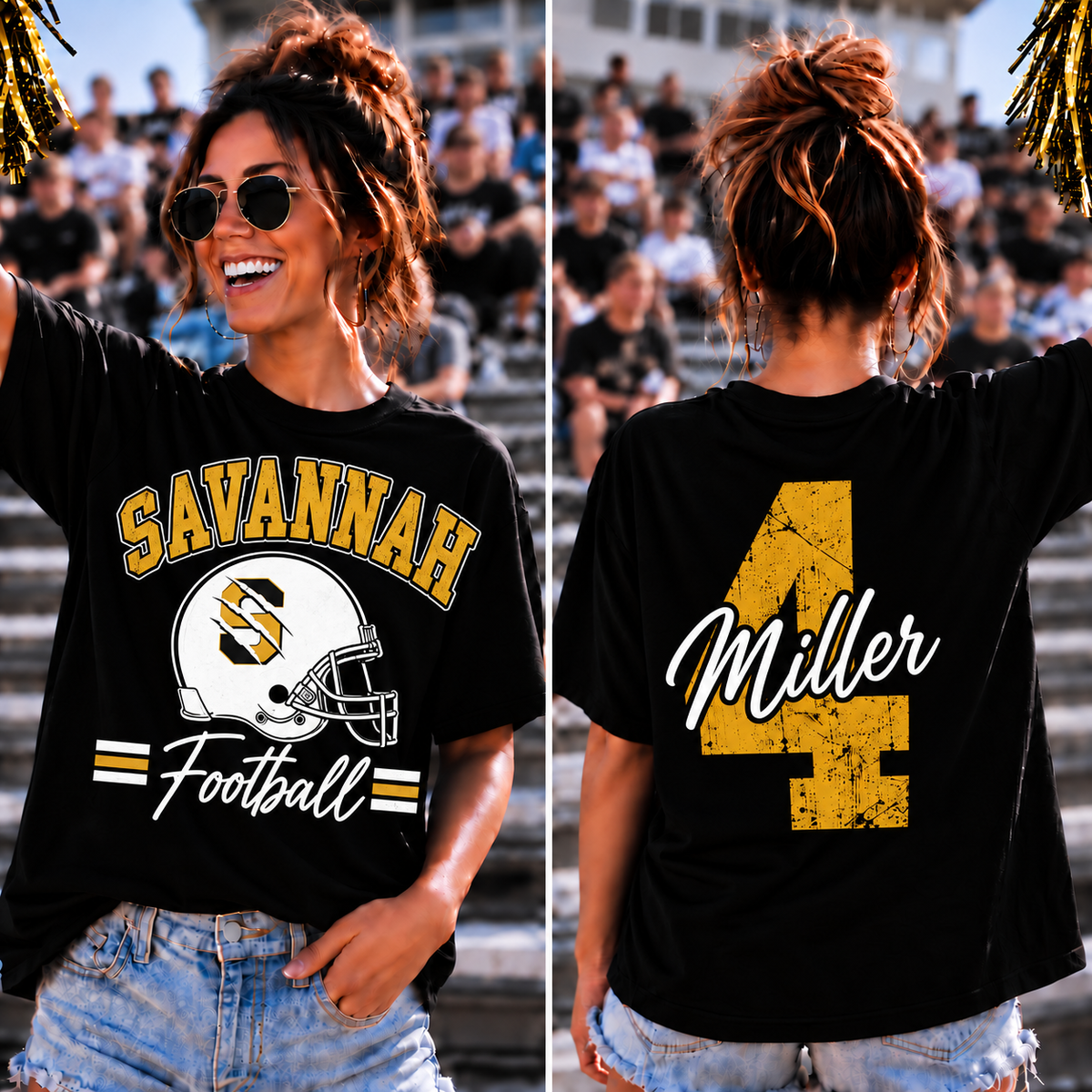 Savannah Savages Adult Custom Gameday Tee