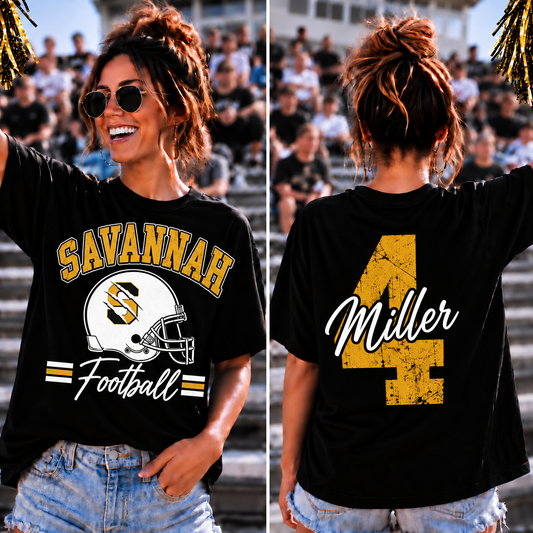 Savannah Savages Adult Custom Gameday Tee