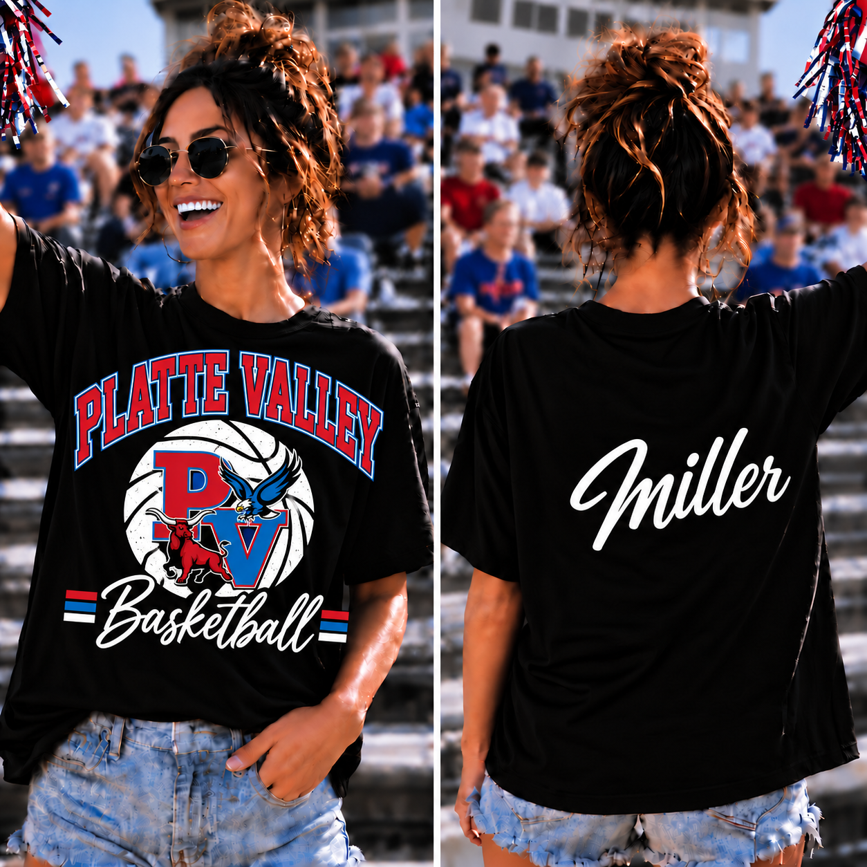 Platte Valley Adult Custom Gameday Tee