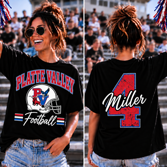 Platte Valley Adult Custom Gameday Tee