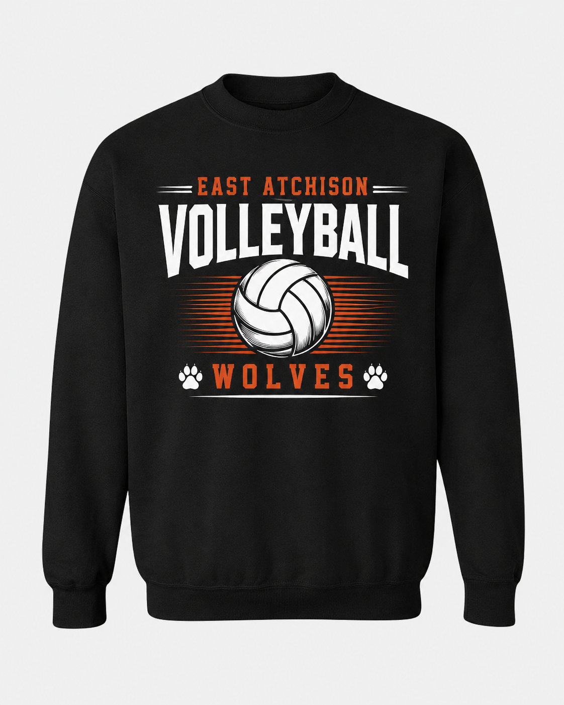 Volleyball Spirit Wear - Arched Script