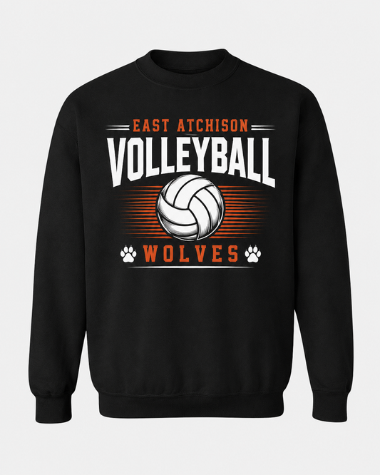 Volleyball Spirit Wear - Arched Script